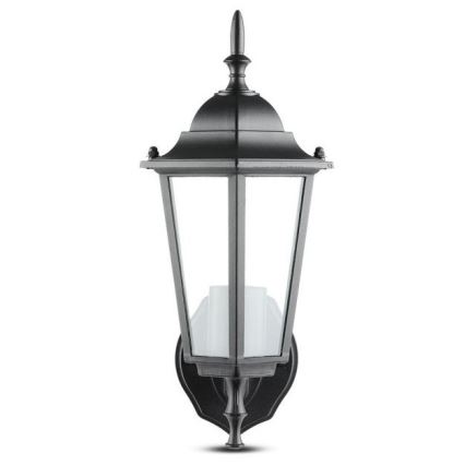 Āra sienas lampa 1xE27/40W/230V IP44 melna