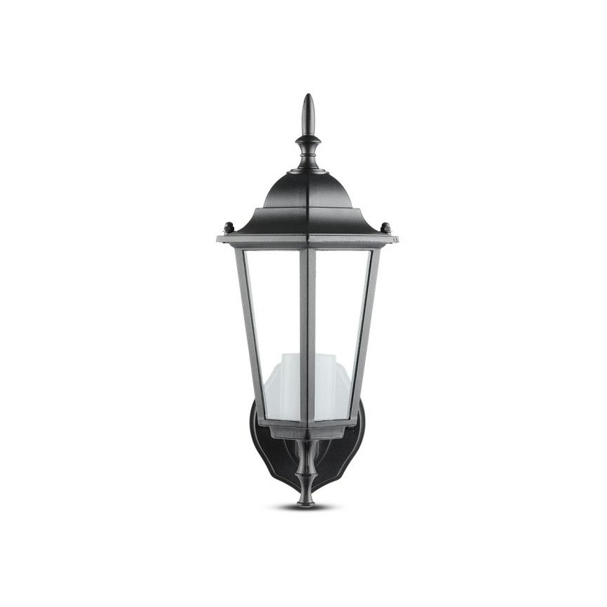 Āra sienas lampa 1xE27/40W/230V IP44 melna