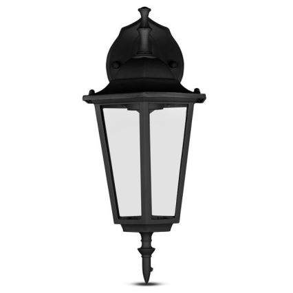 Āra sienas lampa 1xE27/40W/230V IP44 melna