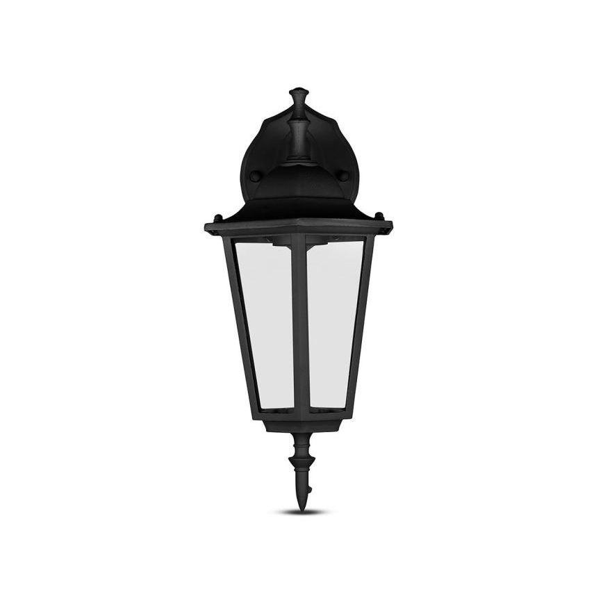 Āra sienas lampa 1xE27/40W/230V IP44 melna