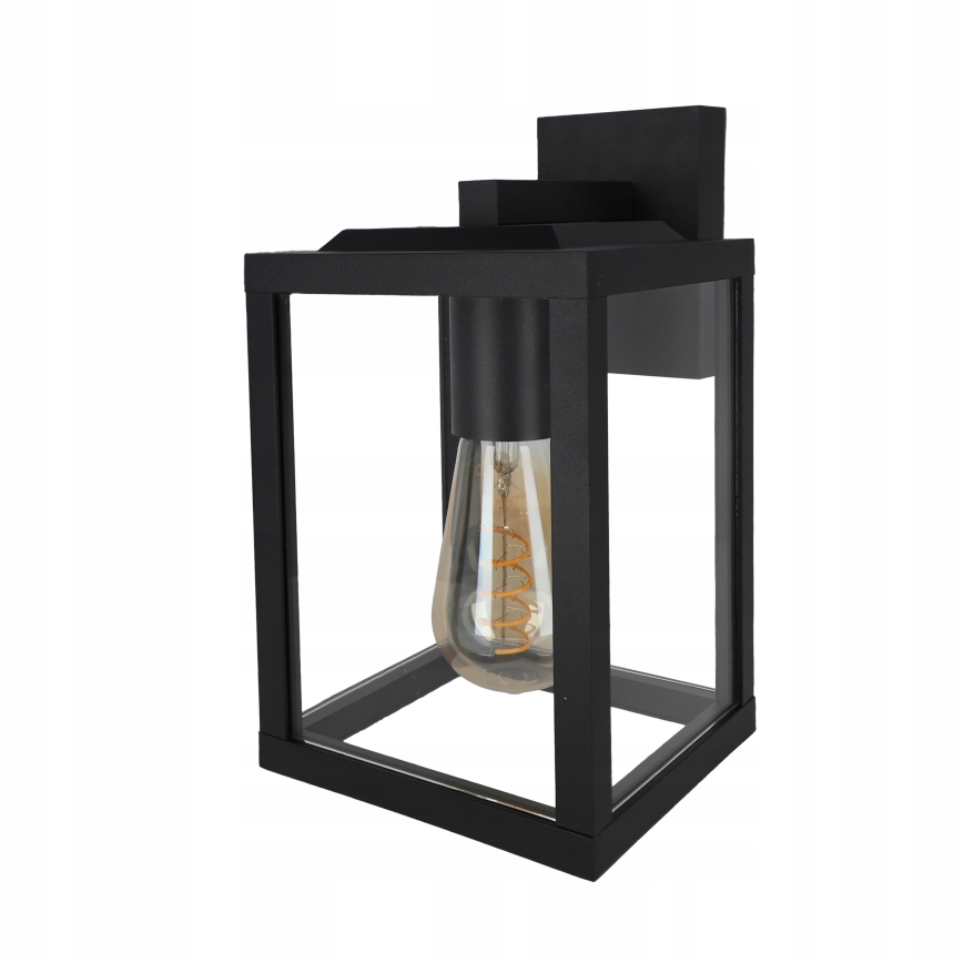 Āra sienas lampa 1xE27/40W/230V IP54 melna