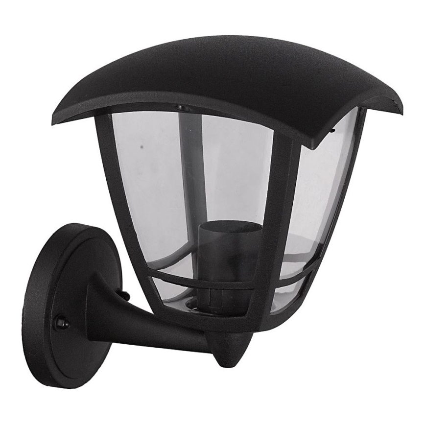 Āra sienas lampa 1xE27/42W/230V IP44 melna