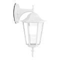 Āra sienas lampa 1xE27/60W/230V IP44 balta