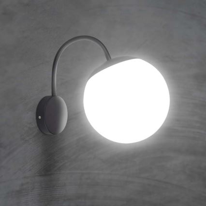 Āra sienas lampa 1xE27/60W/230V IP44 melna