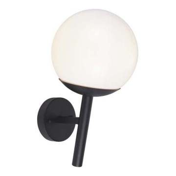 Āra sienas lampa 1xE27/60W/230V IP44 melna