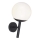 Āra sienas lampa 1xE27/60W/230V IP44 melna