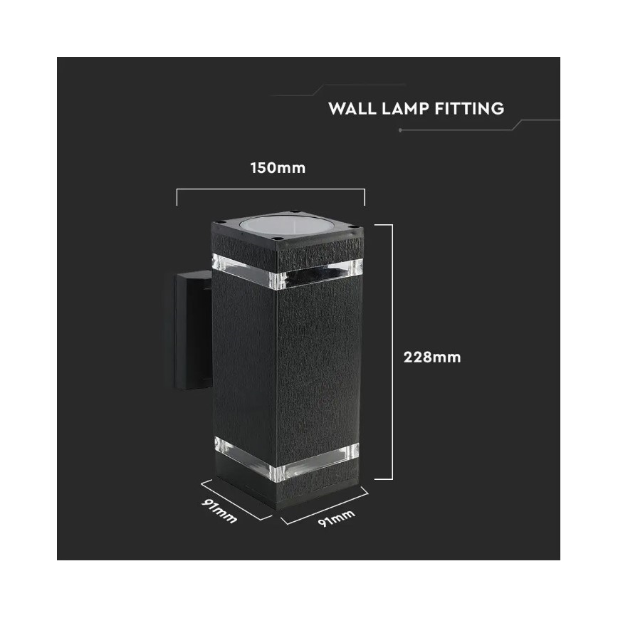 Āra sienas lampa 2xE27/60W/230V IP44