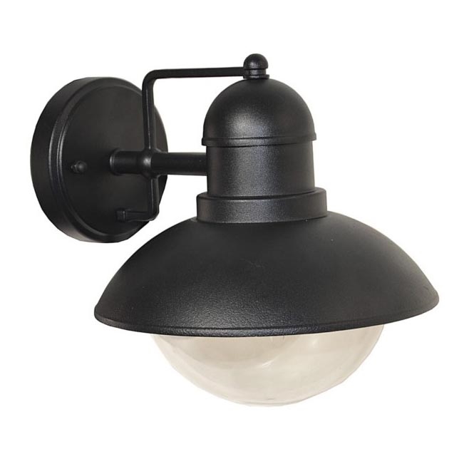 Āra sienas lampa ADDA 1xE27/60W/230V IP44 melna