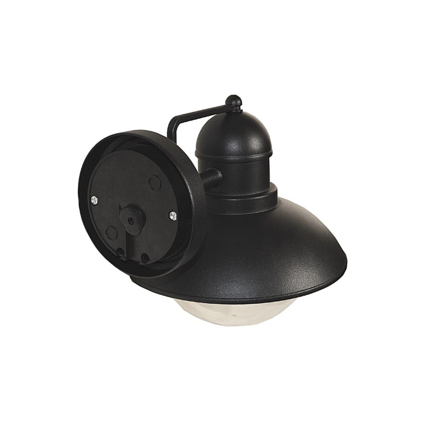 Āra sienas lampa ADDA 1xE27/60W/230V IP44 melna