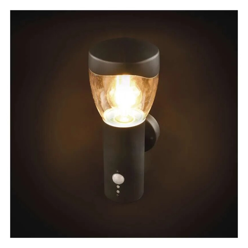 Āra sienas lampa ar sensoru ARTEO 1xE27/15W/230V IP44