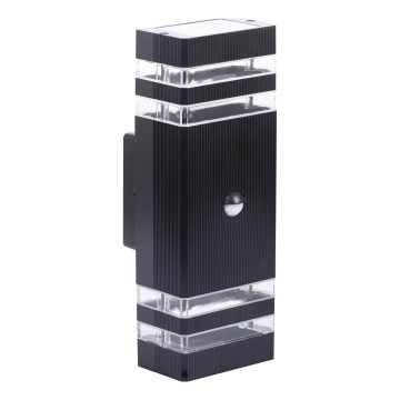 Āra sienas lampa ar sensoru BREZZA 2xGU10/35W/230V IP65