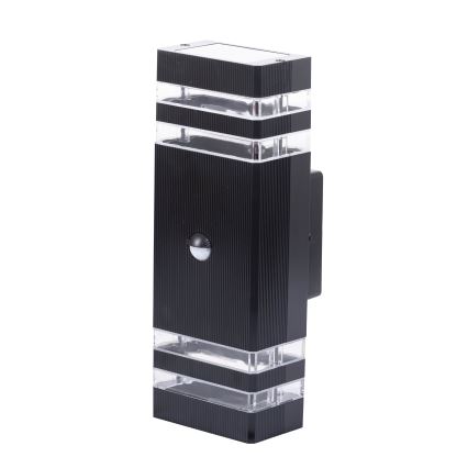 Āra sienas lampa ar sensoru BREZZA 2xGU10/35W/230V IP65