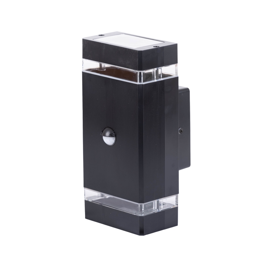 Āra sienas lampa ar sensoru NIZZA 2xGU10/35W/230V IP65