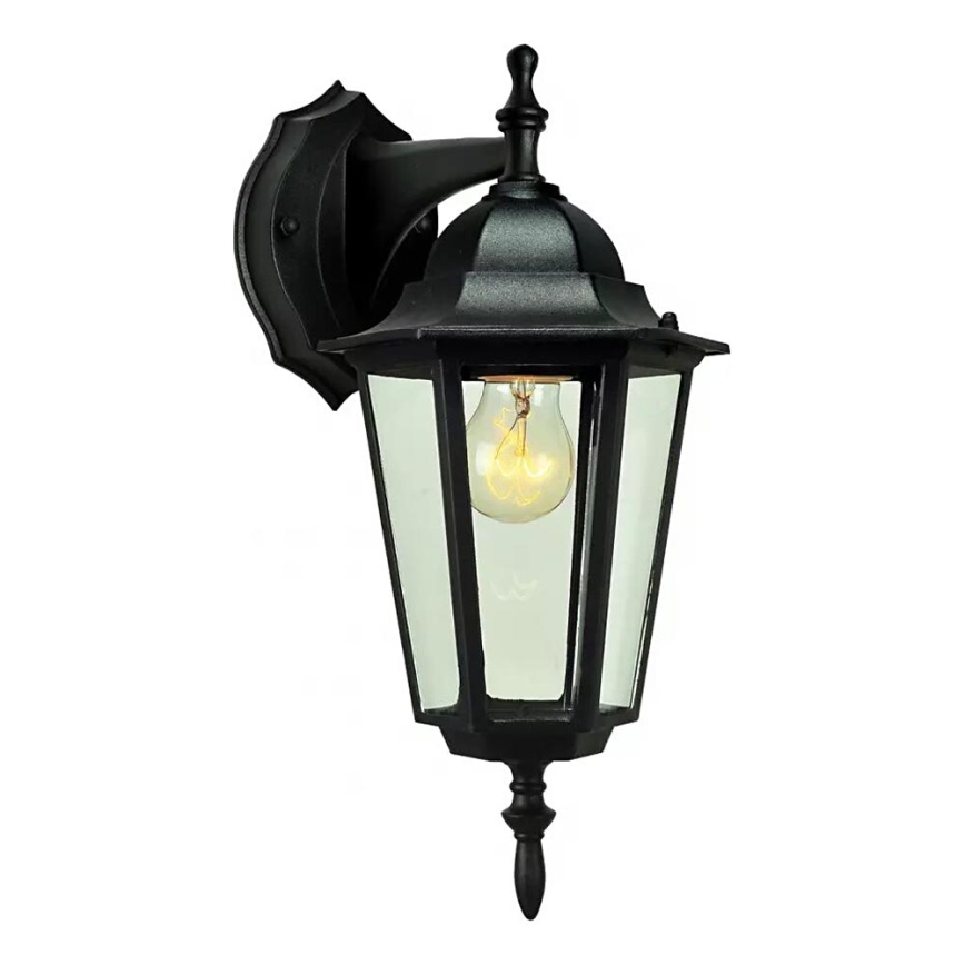 Āra sienas lampa ARRAIA 1xE27/15W/230V IP44 melna