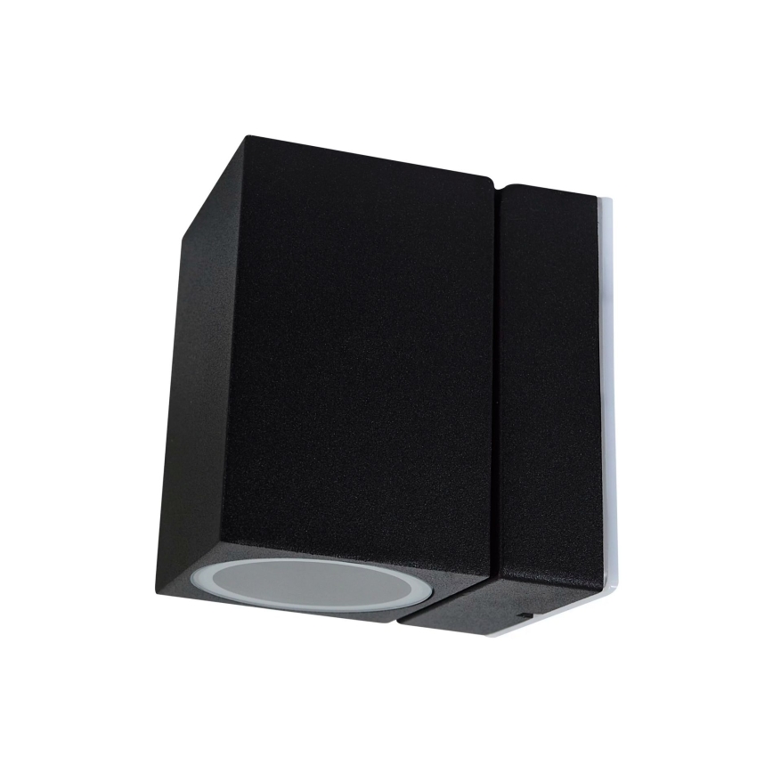 Āra sienas lampa BOSTON 1xGU10/10W/230V IP44 melna