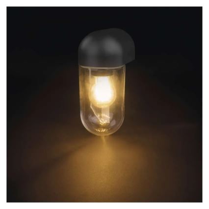 Āra sienas lampa CASSIA 1xE27/15W/230V IP44