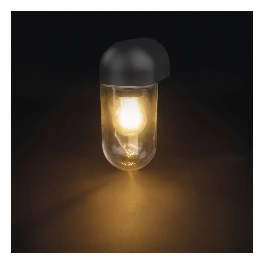 Āra sienas lampa CASSIA 1xE27/15W/230V IP44