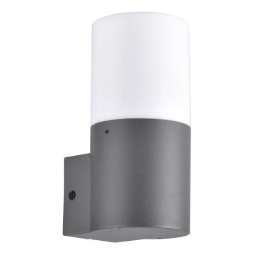 Āra sienas lampa DALLAS 1xE27/12W/230V IP44 grafīta
