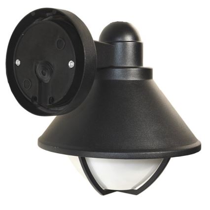 Āra sienas lampa EDINA 1xE27/60W/230V IP44 melna
