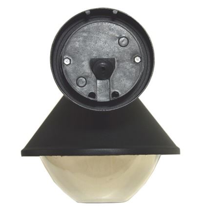 Āra sienas lampa ELGIN 1xE27/60W/230V IP44 melna