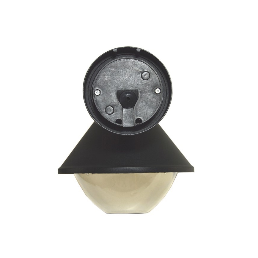 Āra sienas lampa ELGIN 1xE27/60W/230V IP44 melna