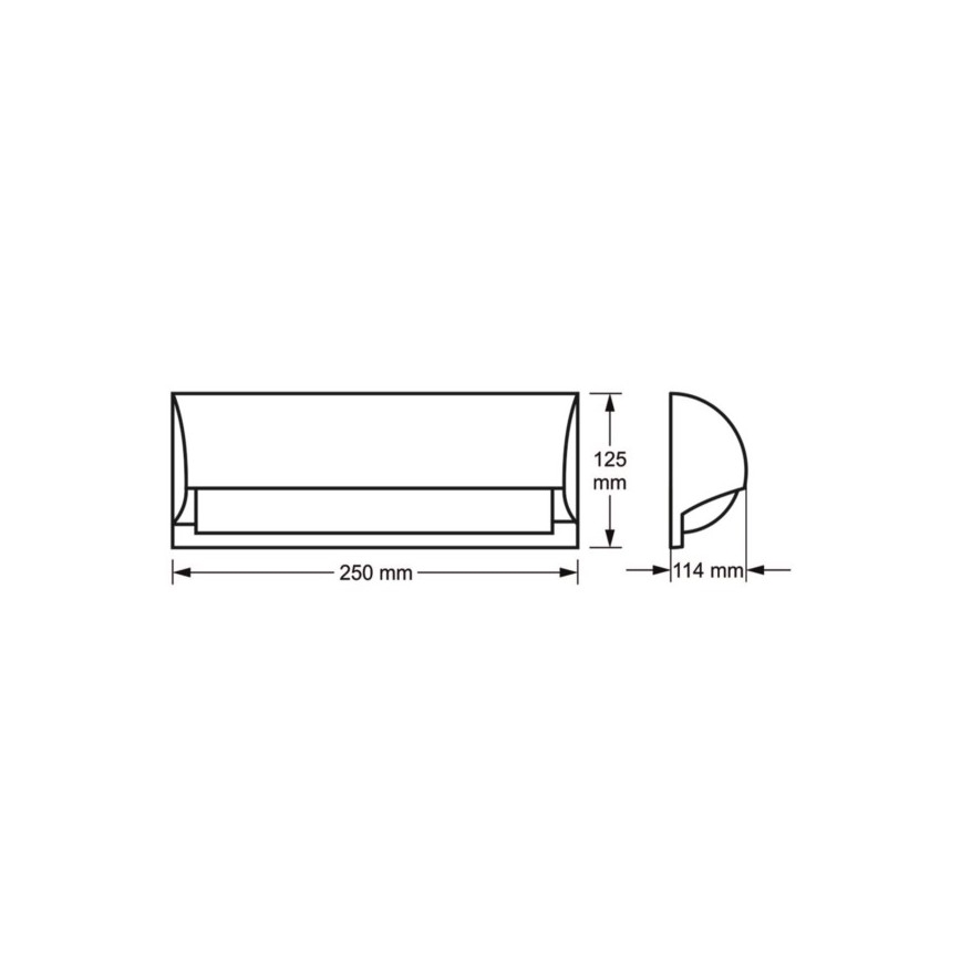 Āra sienas lampa FREON 1xE27/60W/230V IP54 antracīta
