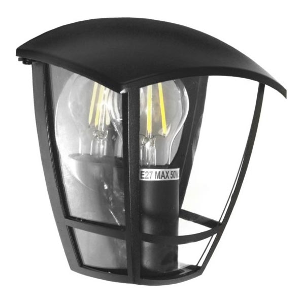Āra sienas lampa JULIA 1xE27/50W/230V IP54 melna