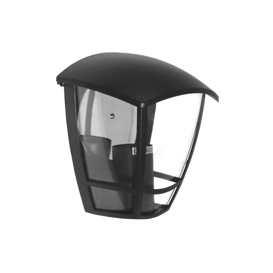 Āra sienas lampa JULIA 1xE27/50W/230V IP54 melna
