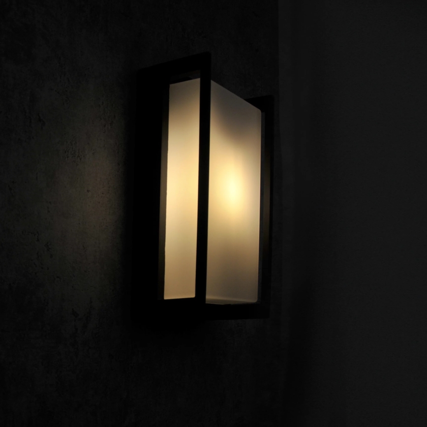 Āra sienas lampa KOBE 1xE27/12W/230V IP54