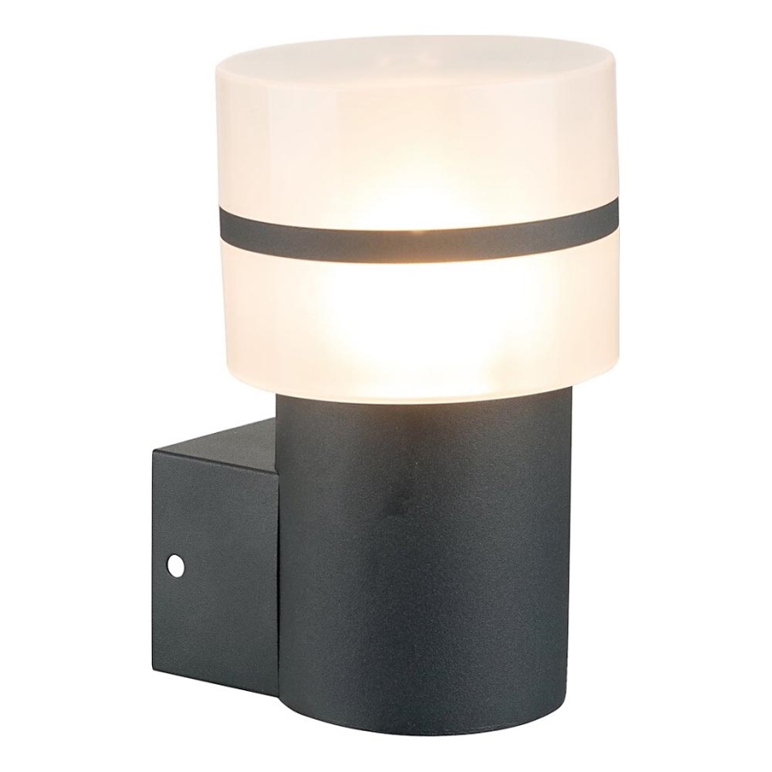 Āra sienas lampa MIA 1xE27/60W/230V IP44 melna