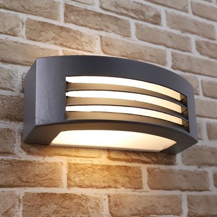 Āra sienas lampa OLIANA 1xE27/60W/230V IP54 antracīta