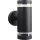 Āra sienas lampa RINO 2xGU10/12W/230V IP54 melna