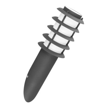 Āra sienas lampa SERENA 1xE27/10W/230V IP44 antracīta