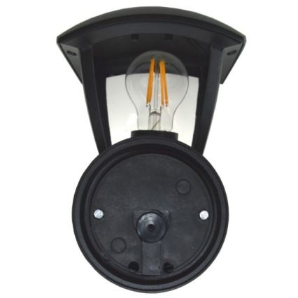 Āra sienas lampa SURVA 1xE27/60W/230V IP44 melna