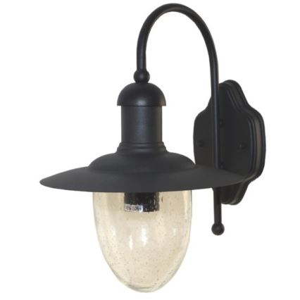 Āra sienas lampa TALISA 1xE27/60W/230V IP44 melna