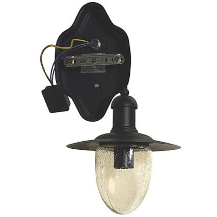 Āra sienas lampa TANGIA 1xE27/60W/230V IP44 melna