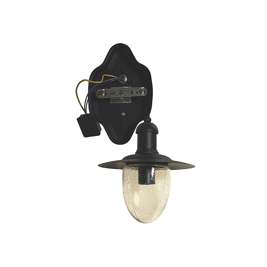 Āra sienas lampa TANGIA 1xE27/60W/230V IP44 melna