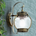 Āra sienas lampa TAVERNA 1xE27/60W/230V IP23 bronza/patīna