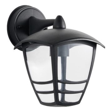 Āra sienas lampa TEVIO KD 1xE27/60W/230V IP54 melna