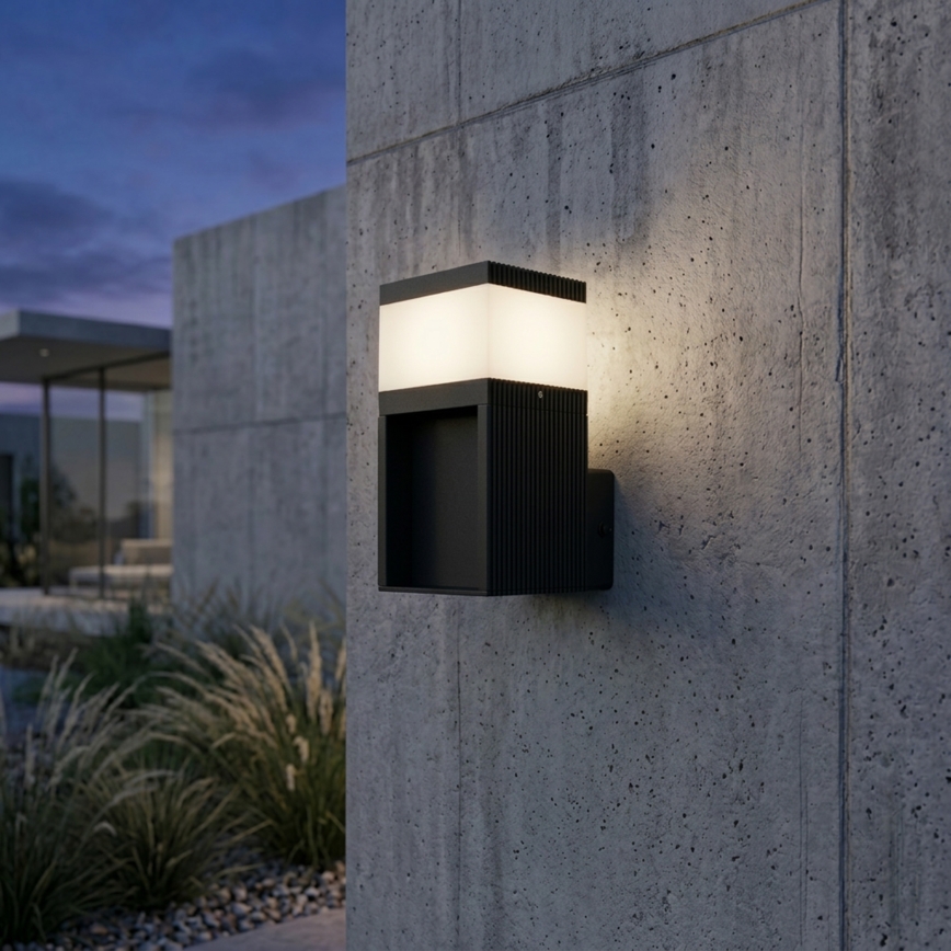 Āra sienas lampa VESPER 1xG9/5W/230V IP44 melna