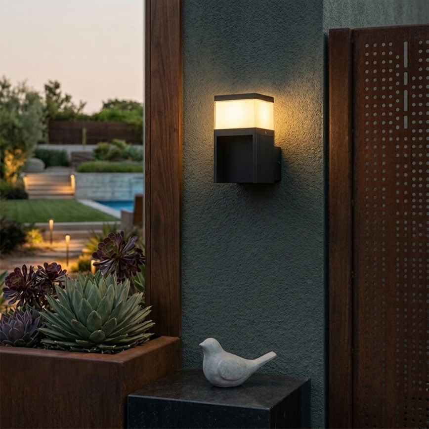 Āra sienas lampa VESPER 1xG9/5W/230V IP44 melna