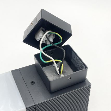 Āra sienas lampa VESPER 1xG9/5W/230V IP44 melna