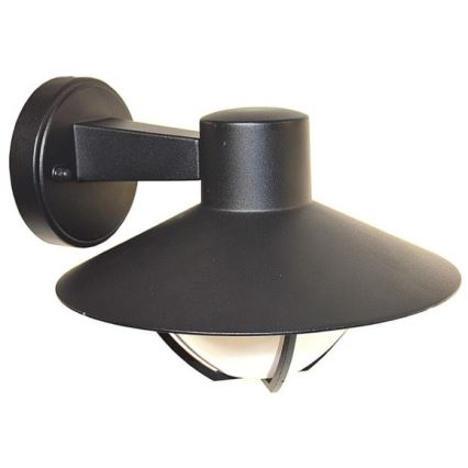 Āra sienas lampa ZALIKA 1xE27/60W/230V IP44 melna