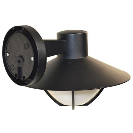 Āra sienas lampa ZALIKA 1xE27/60W/230V IP44 melna