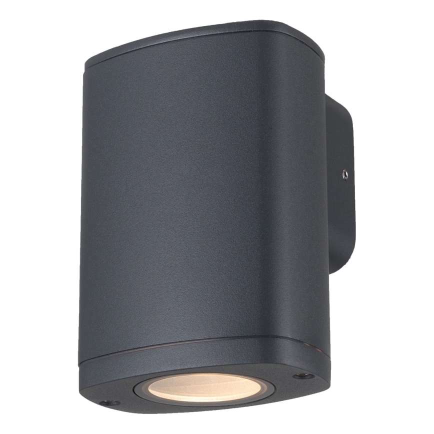 Āra sienas lampa ZEVI 1xGU10/10W/230V IP54 antracīta