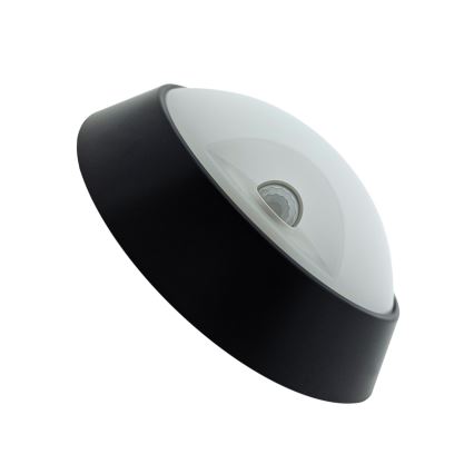 LED āra sienas gaismeklis ar regulējamu spilgtumu un kustības sensoru LED/15/18/20W/230V 3000K/4000K/6500K IP65 melns/balts