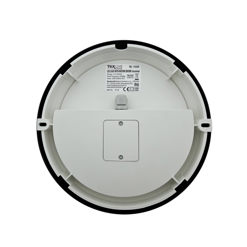 LED āra sienas gaismeklis ar regulējamu spilgtumu un kustības sensoru LED/15/18/20W/230V 3000K/4000K/6500K IP65 melns/balts