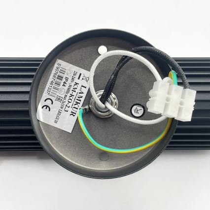 Āra sienas punktveida gaismeklis LANTHEA 2xGU10/11W/230V IP44 melns