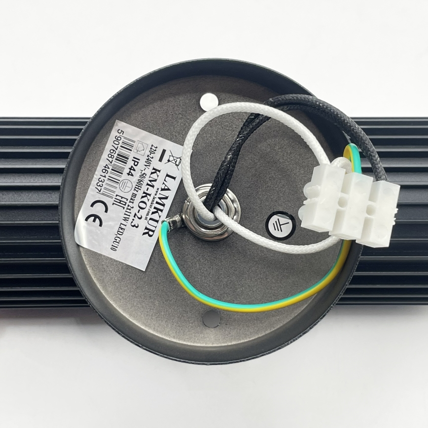 Āra sienas punktveida gaismeklis LANTHEA 2xGU10/11W/230V IP44 melns