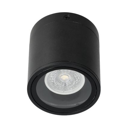Āra starmetis 1xGU10/35W/230V IP54 apaļa melna